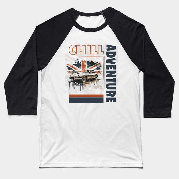 Chill Adventure Baseball T-Shirt by PasJules